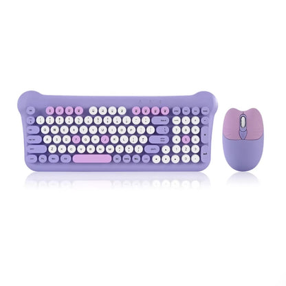 Cute Wireless Keyboard and Mouse Set