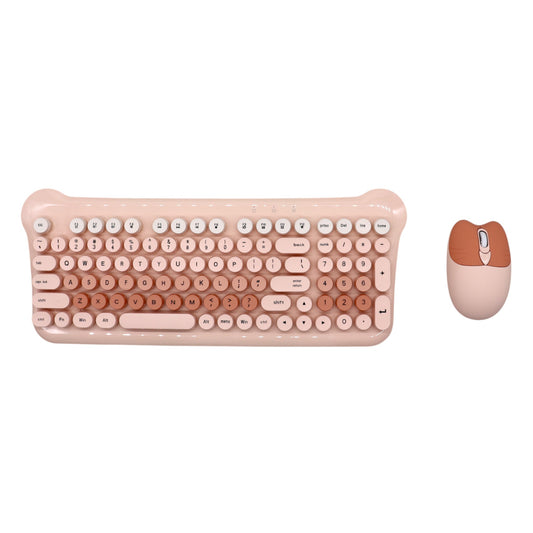 Cute Wireless Keyboard and Mouse Set